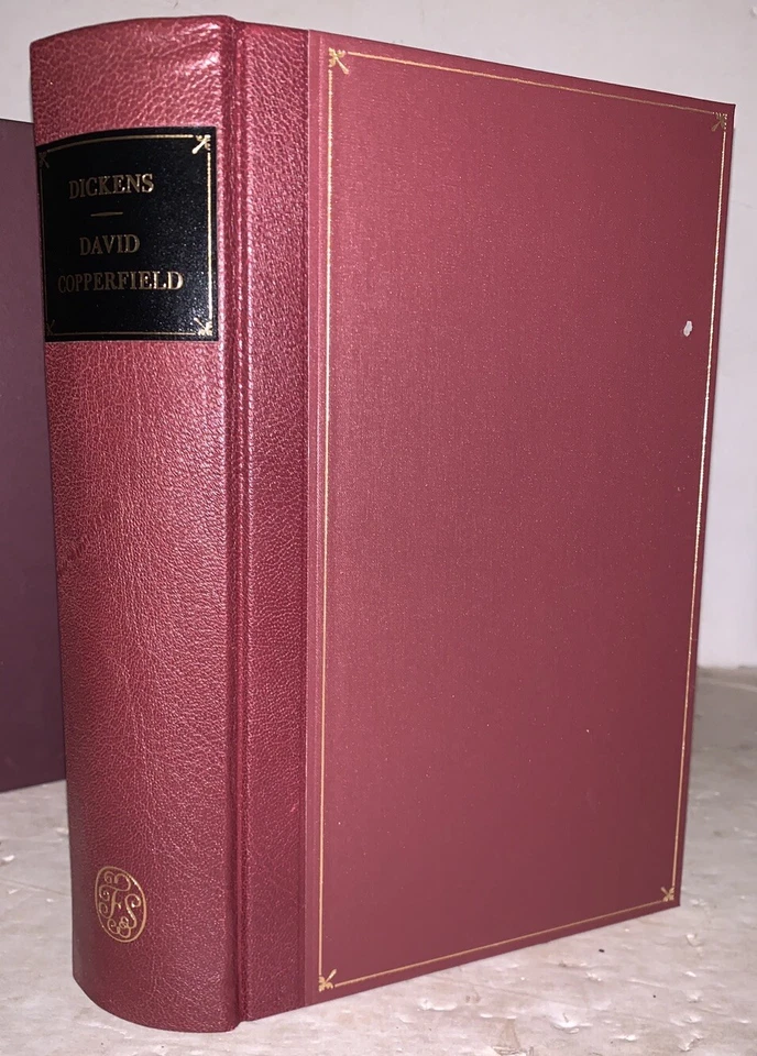 FOLIO SOCIETY, WORKS OF CHARLES DICKENS, 4 VOLS IN SLIPCASES, LEATHER, CLASSICS Foto 3 de 4