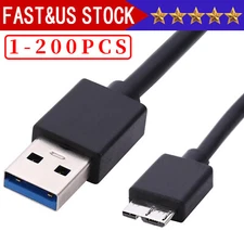 Micro USB 3.0 Cable High Speed Data SYNC For HDD External Hard Drive Lot