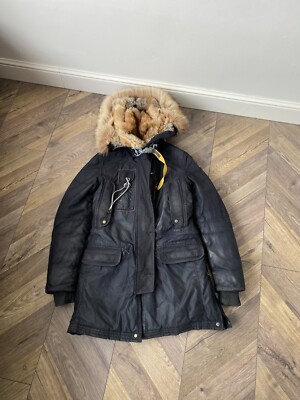 Vintage Parajumpers Hooded Fur Kodiak Padded Jacket
