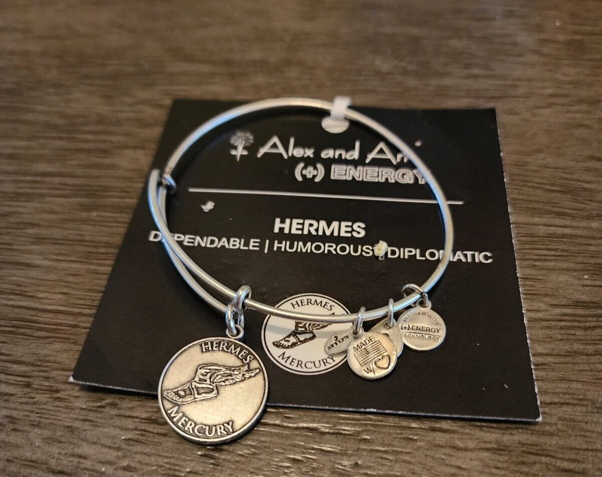 HERMÈS Bracciale Alex e Ani Energy Argento Russo Fuori Produzione Raro Hermes MercuryNUOVO