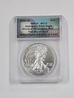 2021 P SILVER EAGLE ANACS MS70 FDI EMERGENCY ISSUE PHILADELPHIA STRUCK LABEL