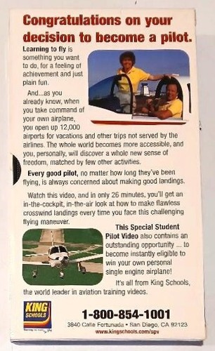 KING Special Student Pilot Video: Play Before Your Next Flight Lesson, VHS-1992 - Picture 2 of 2
