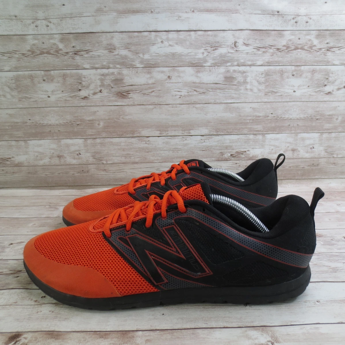 New Balance Minimus Mens 12 Orange Black Sneaker Minimus MX20