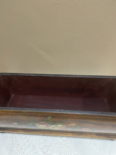 Hand Painted Wooden Keepsake Box - Picture 4 of 11
