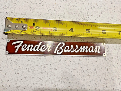 5F6A Tweed Bassman Logo Badge