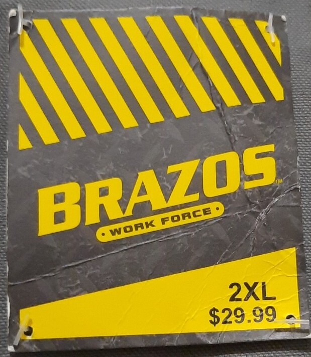 NEW Brazos Work Force Canvas Shirt Jacket Mens Size 2XL Flannel Lined