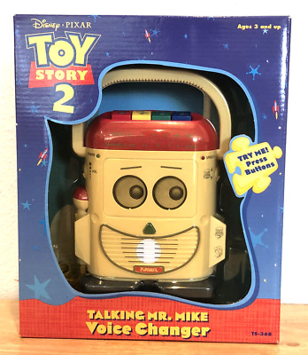 NIB DISNEY PIXAR TOY STORY 2 TALKING MR. MIKE VOICE CHANGER PLAYSKOOL TS-368
