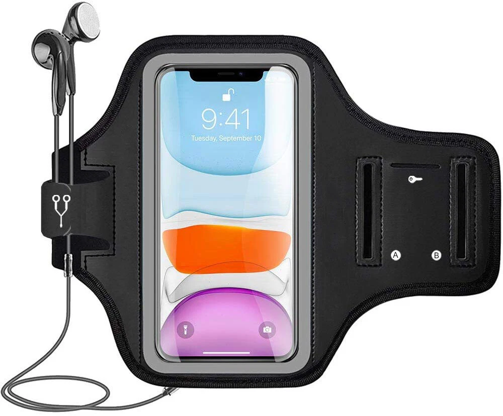 Up to 7 inch Water Sweat Proof Multi slot Adjustable Cell Phone