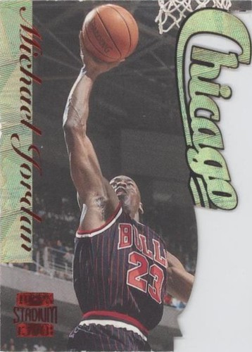 1996-97 Stadium Club Finest Reprint #24 Michael Jordan Refractor 