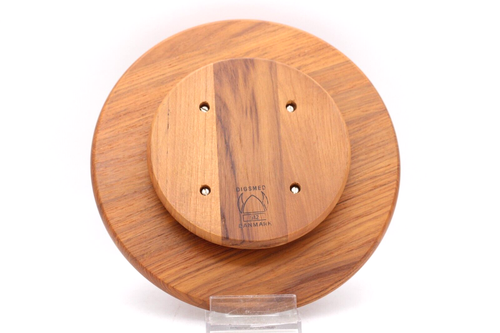 Digsmed Denmark Lazy Susan Drehteller Serviertablett Teakholz Vintage Ø 23 cm - Bild 3 von 4