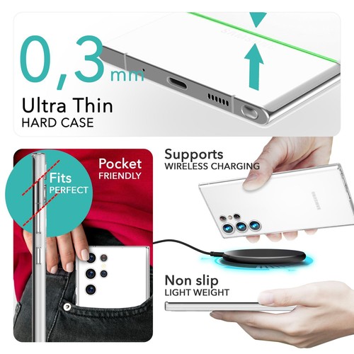 Extrem Dünne Hülle für Samsung Galaxy S24 Ultra, 0,3mm Ultra Schlank Handy Cover - Bild 10 von 22