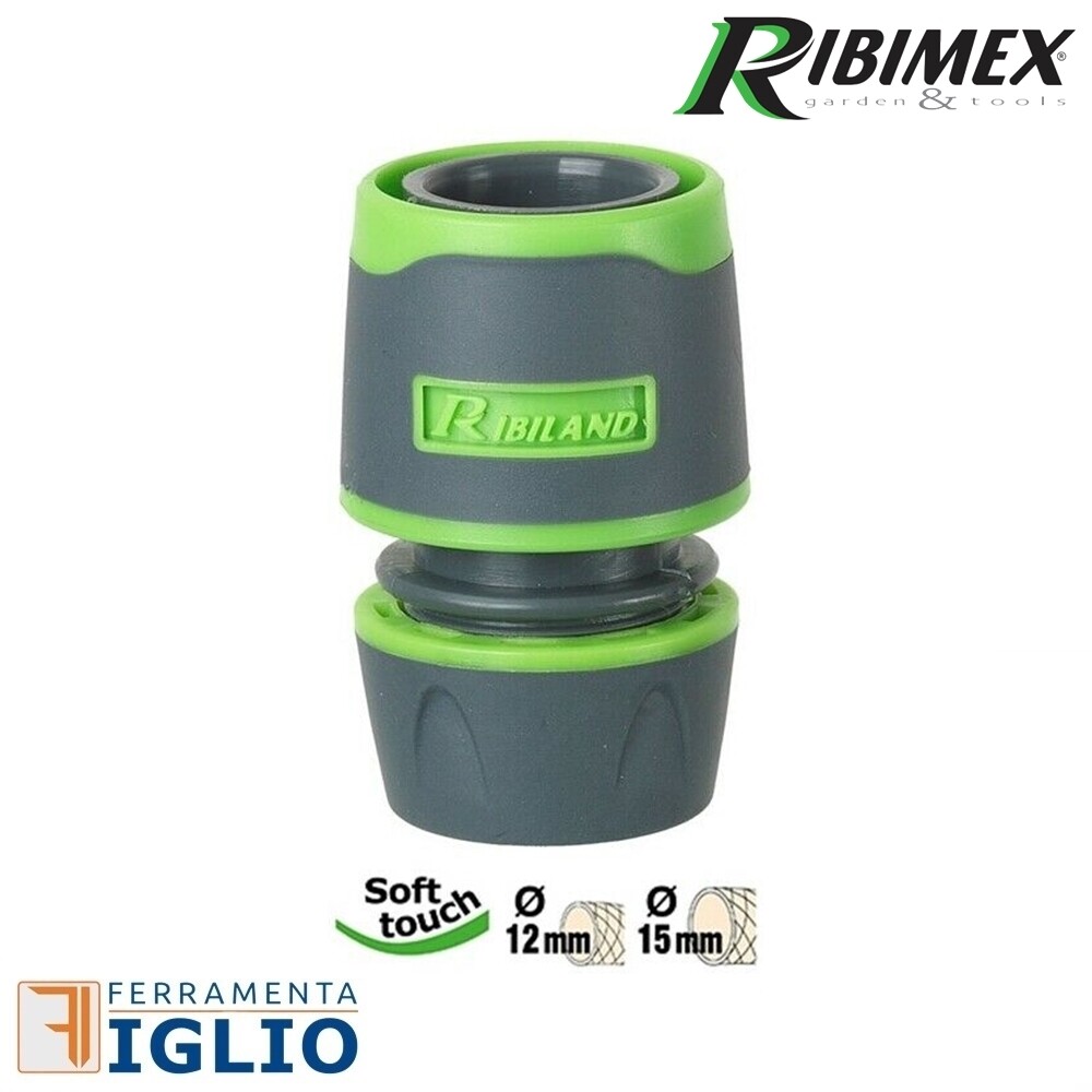 Raccordo Innesto Rapido per Tubo 1/2 5/8" Pompa Acqua Giardino Gomma Irrigazione