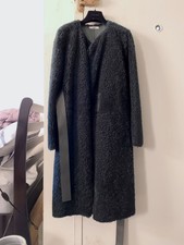 Celine New W Tags Shearling Coat 38 Dark Green Fall 16 $7800 Phoebe Philo