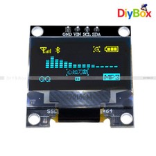 Yellow Blue 0.96" I2C IIC Serial 128X64 OLED LCD LED Display for STM32 Arduino