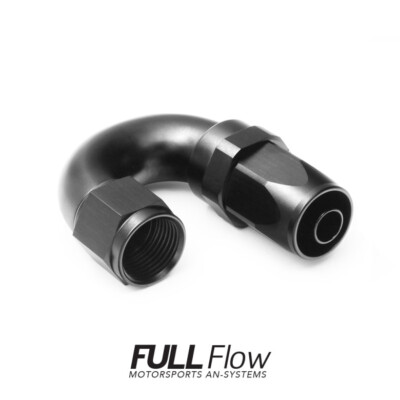 Nuke Performance Full Flow Alu Fitting Schraub Anschluss 180° AN12 Dash 12