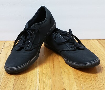 VANS Classic Canvas Skateboard Sneaker Women's Men Black Low