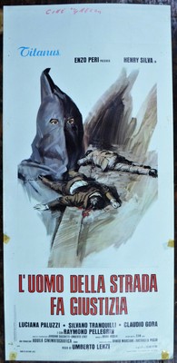 Original Poster L'Umo Della Strada Fa Giustizia 76 Umberto Lenzi