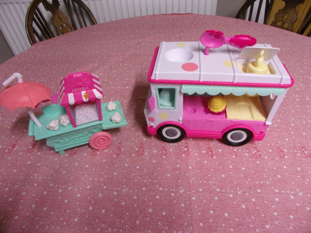 Num Noms Lip Gloss Ice-Cream Truck Van and Pop Corn Stand UK