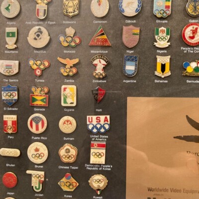 1992 Barcelona Olympics 120 Countries Pins Pin Badge free shipping