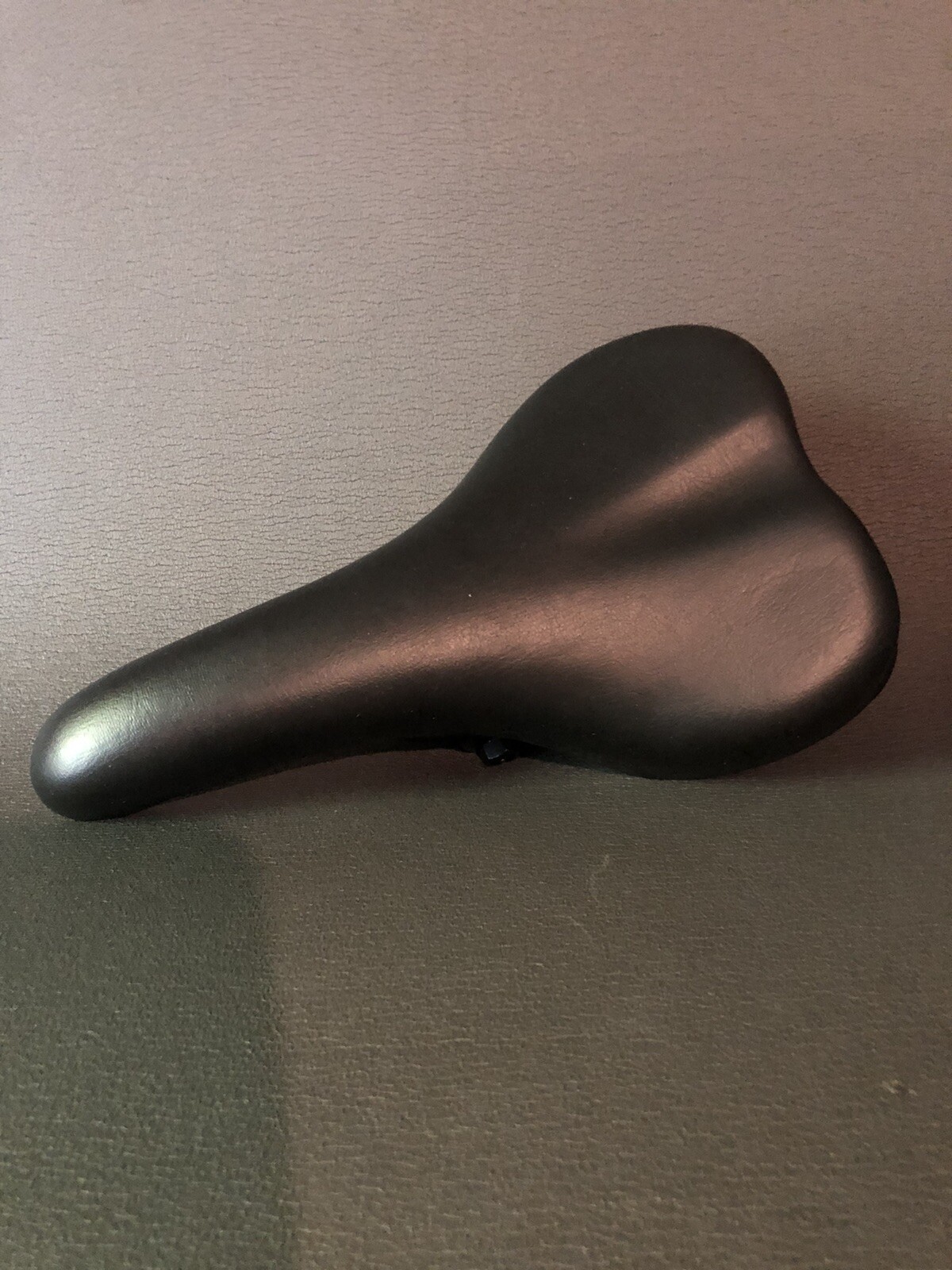 Seat Padded Road Bike Saddle With Clip Bracket Black Padded