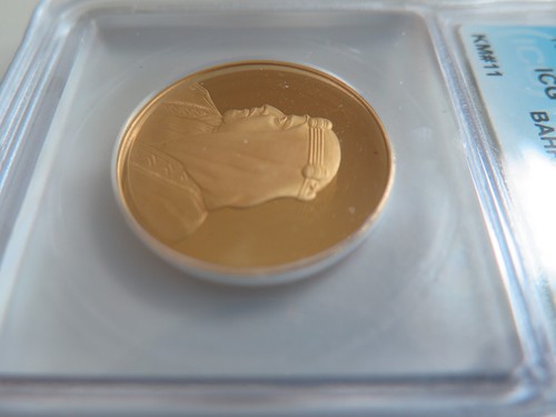 Bahrain 1978 Isa Bin Salman 50 Dinars ICG PR66 DCAM Gold Coin - KM 11 - Picture 4 of 11