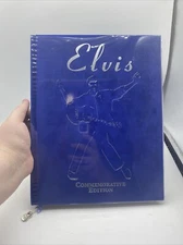 Elvis Commemorative Edition Hardcover Book 2001 100's of Pictures & Articles. 15