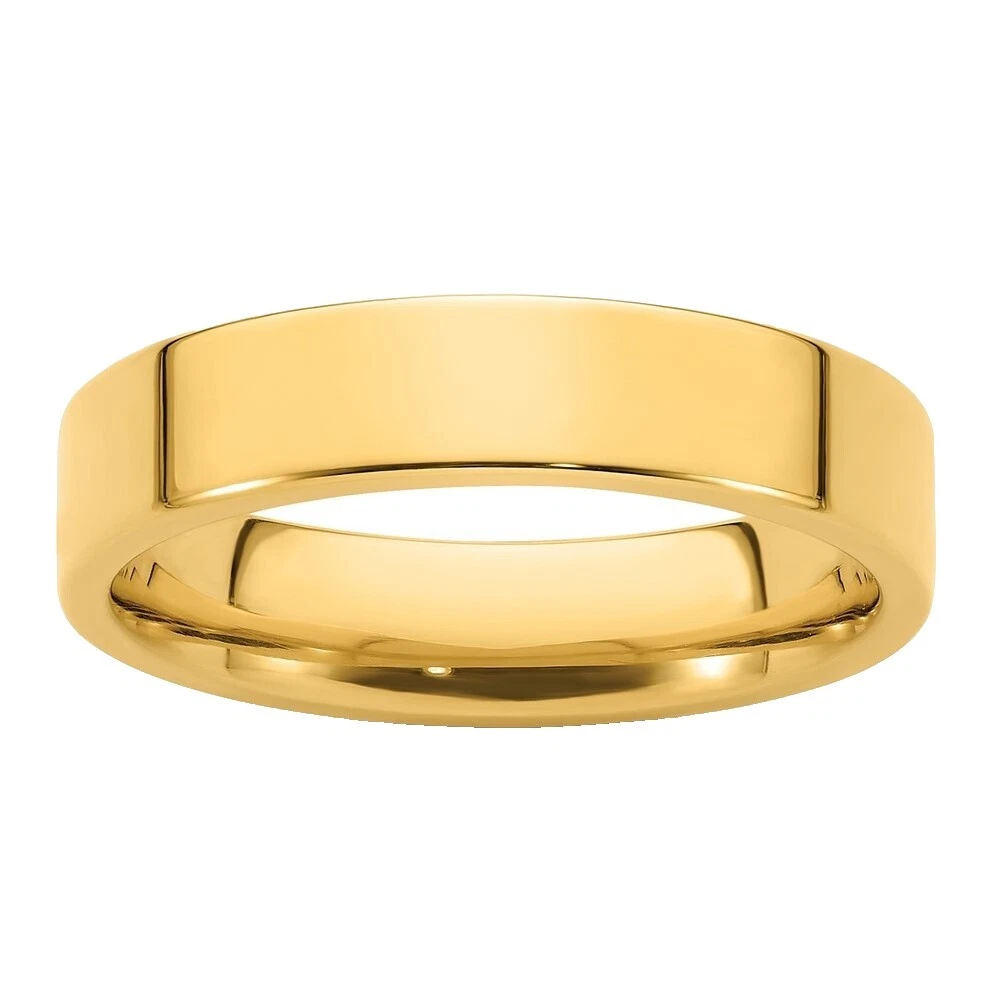 Yellow Gold Rings Size 9.5 for Men
