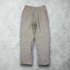 Vintage 50s Atomic Fleck Pleated Trouser Pants Rockabilly Size 30x31 Drop Loop