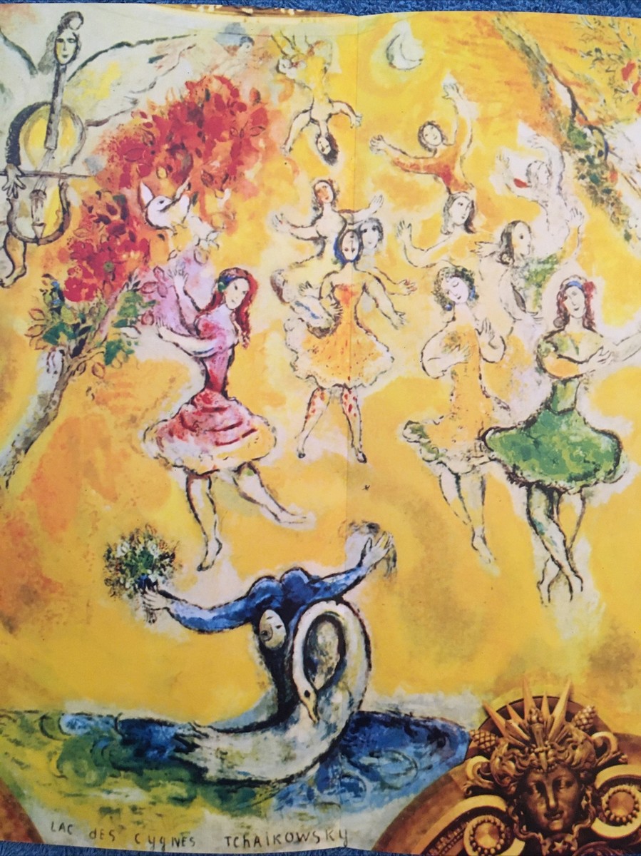 Marc Chagall,Adam Giselle Tchaikowsky, Offset Lithograph