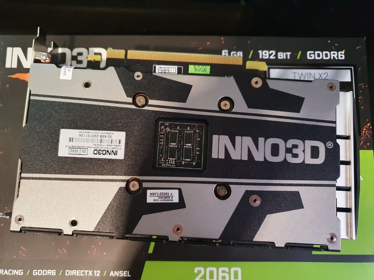 Inno3D GeForce RTX 2060 6GB Twin X2 Graphics Card | eBay Inno3D GeForce RTX 2060 6GB Twin X2 Graphics Card | eBay
