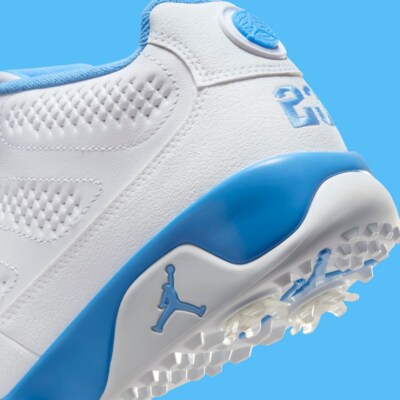 Nike Air Jordan 9 Retro Low G Golf UNC University Blue White  display picture 2
