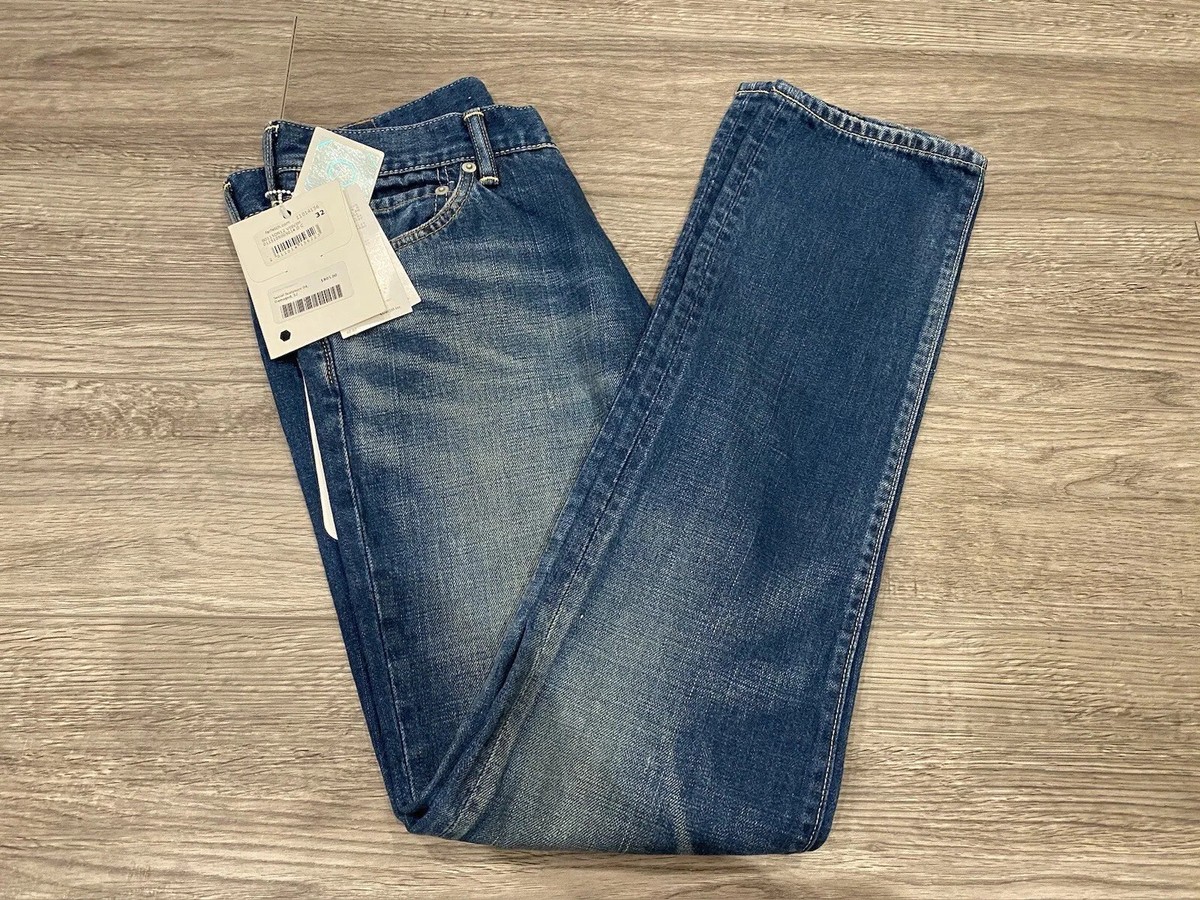 NWT Visvim Social Sculpture Indigo 04D5 Damaged Slim Fit NWT Visvim Social Sculpture Indigo 04D5 Damaged Slim Fit