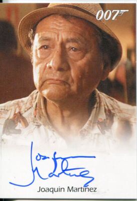 James Bond 50th Anniversary Serie 2 Autogrammkarte Joaquin Martinez