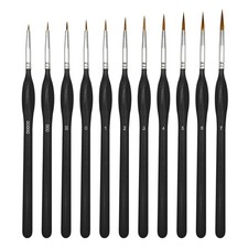 11PCS Fine Detail Paint Brushes Set, Miniature Painting Brushes Kit for Oil
