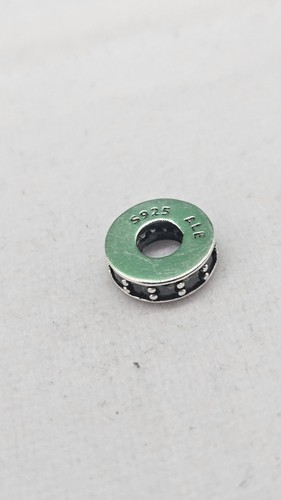 Pandora Olive-Green Eternity Spacer Charm S925ale - Picture 6 of 8