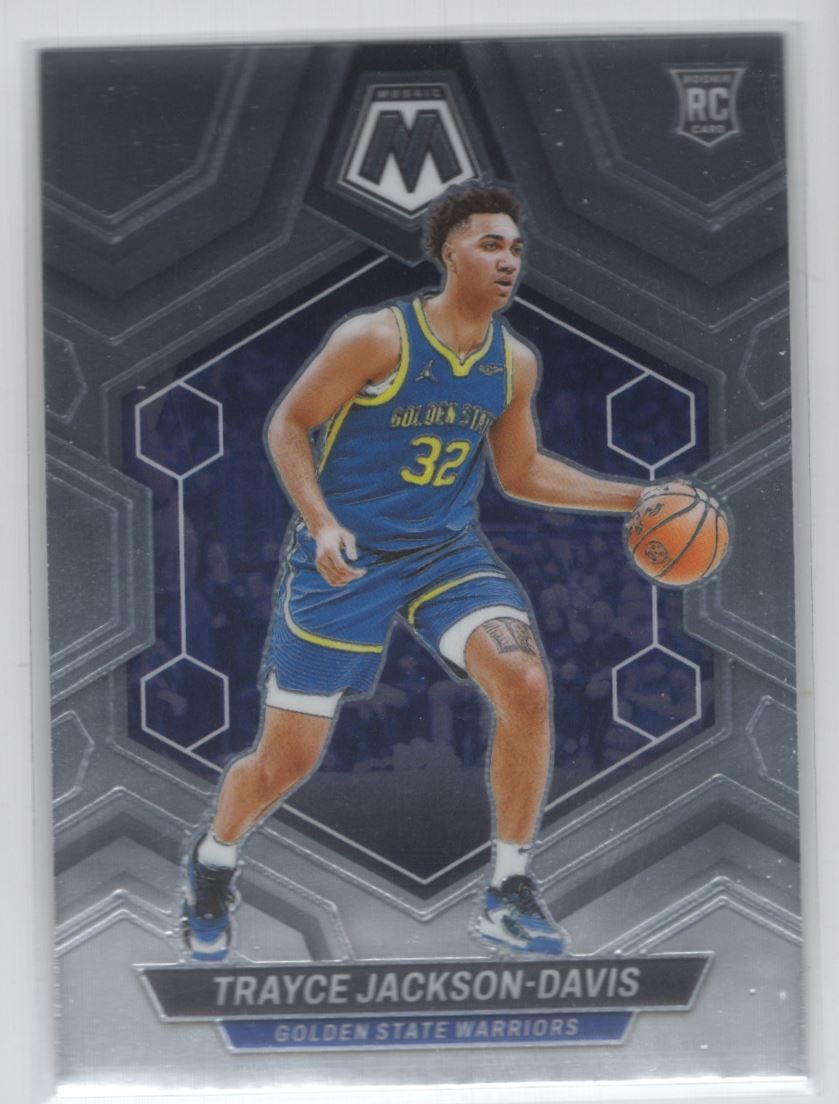 #205 2023-24 Panini Mosaic Trayce Jackson-Davis Rookie Golden State Warriors