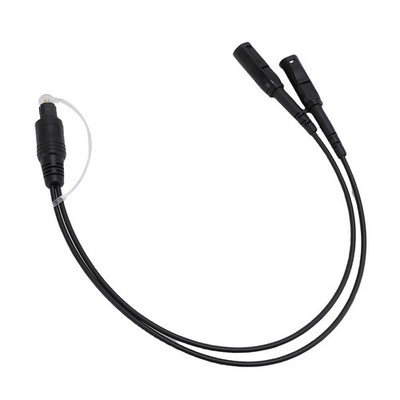 Optical Audio Cable 1 In 2 Out Male To Female SPDIF Fiber Optic Splitter Con NEW