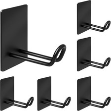 Self Adhesive Hooks Heavy Duty, Large Stainless Steel Towel Hooks, No Drill Stic