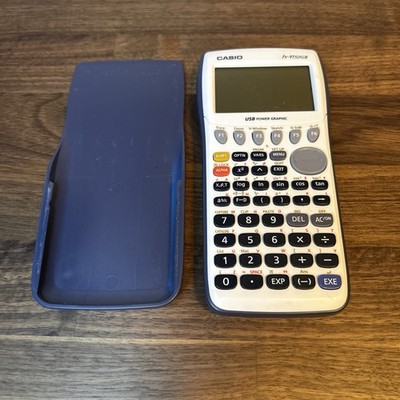 Casio FX-9750GII USB Power Graphic Calculator With Protective Cover Works