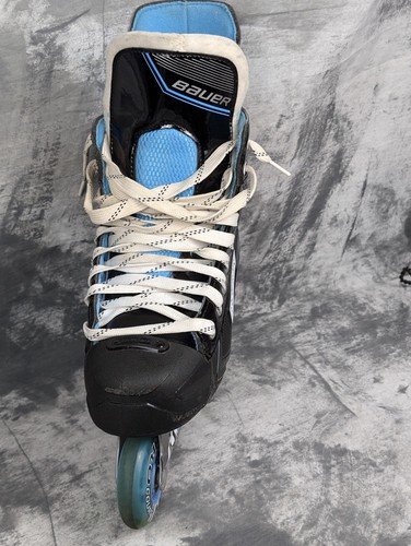 Bauer RSX Inline Hockey Skates Senior Size 8 Hi-Low 80807676 Medium Chassis - Picture 17 of 20
