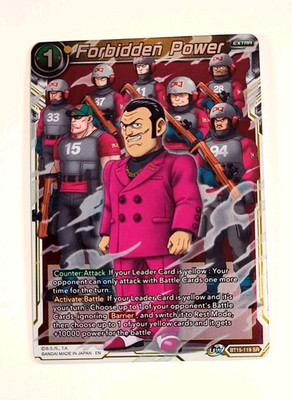 Forbidden Power -BT15-119 SR - Super Rare (Alternate Art) - Dragon Ball Super NM