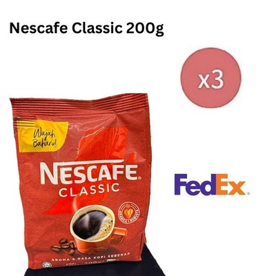 NESCAFÉ Klassisch Kaffee Arabica + Robuste Nachfüllung / Tasche Pack 200g - 3