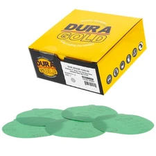50PK - 1200 Grit 5" Green Film - PSA Self Adhesive Sanding Discs DA Sanders