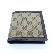 GUCCI 150413 GG CANVAS WALLET Gucci Canvas Monogram Wallet UI548693