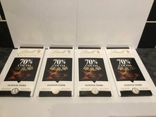Lindt Excellence 70% Chocolate intense Dark 100 g (Pack of 4) Joblot Bundle