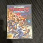 SEGA Genesis Streets of Rage 2 Beat 'Em Up Fighting Game Cartridge w/ Manual