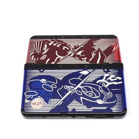 Nintendo New 3DS Pokemon w/ Kisekae Plate Groudon Kyogre (USA Seller)