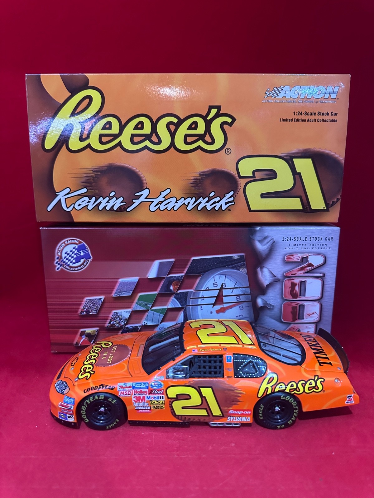 Action 1/24 Kevin Harvick #21 Reese’s 2004 Monte Carlo