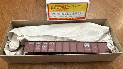 Accurail HO Kit #3707.1 AAR 41  Steel Gondola Pennsylvania 390248 NOS NY