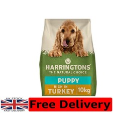 Eco-Friendly Puppy Dry Dog Food - 10kg Turkey & Rice, Allergen-Free Formula 4.00 per kilo